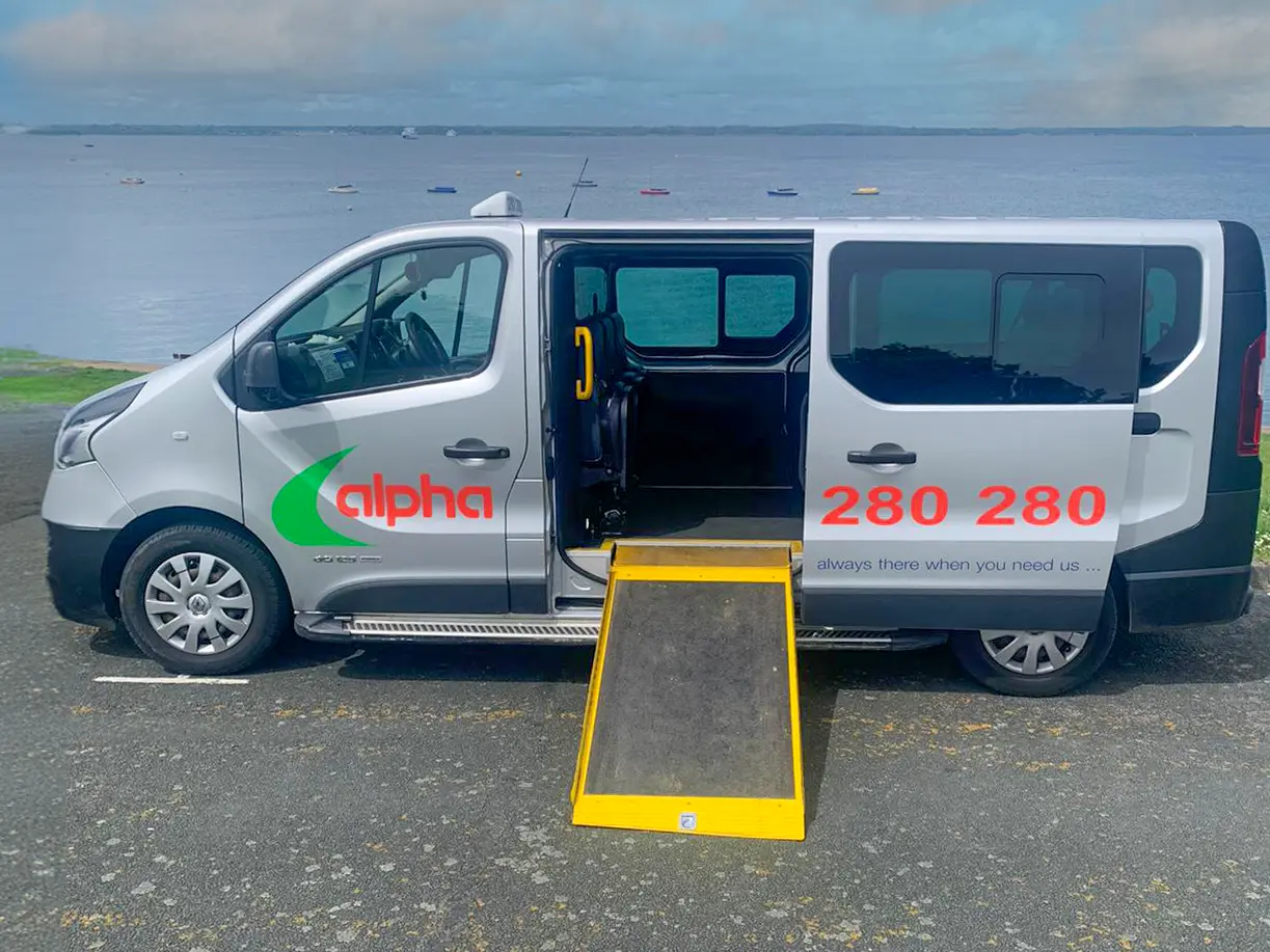 alpha iow wheelchair accessible taxi